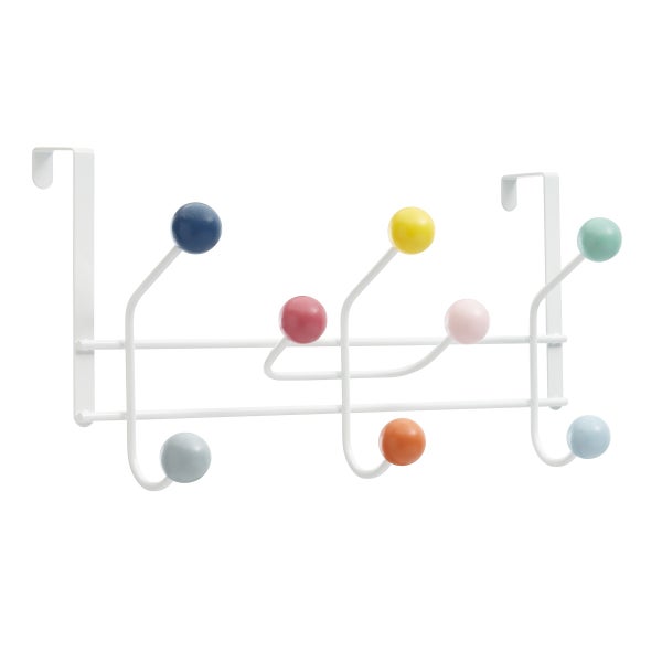 Orbit 8-Hook Over Door Rack
