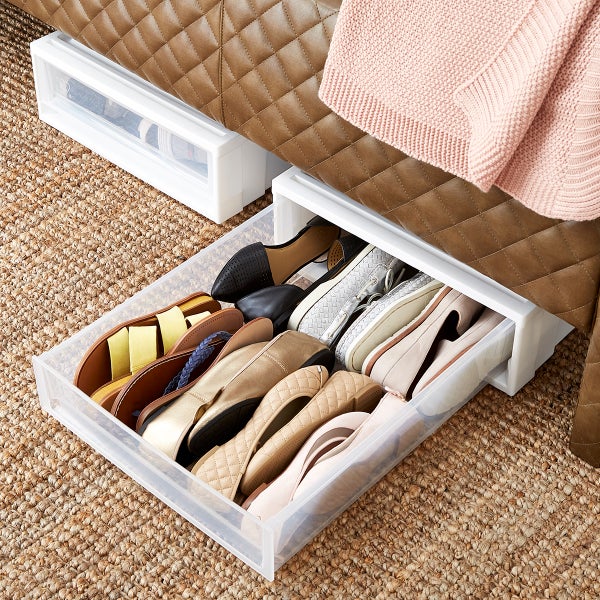 Under Bed Storage With Wheels Underbed Storage Organizer