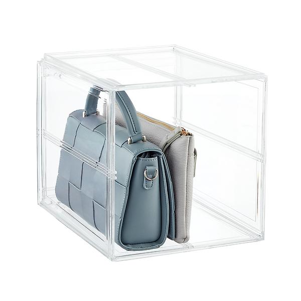 Clear Divided Handbag Cube