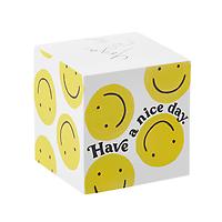 Sticky Note Cube Smiley Faces