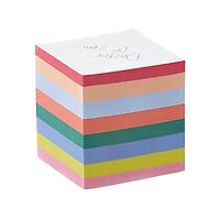 Sticky Note Cube Rainbow