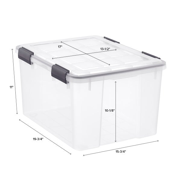 Decorative Storage Box with lids,3 in 1 Set,Plastic,Waterproof