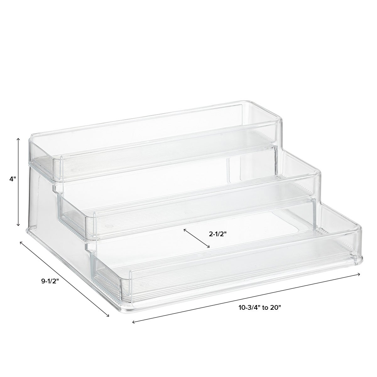 iDesign Linus Expandable Cabinet Spice Organizer The Container