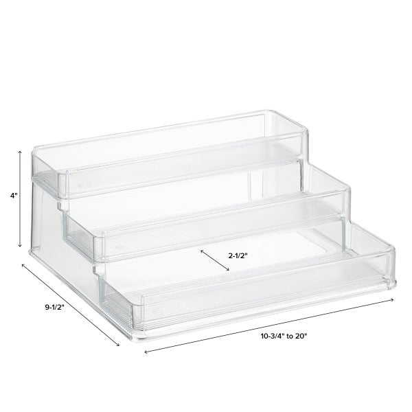iDesign Linus Expandable Cabinet & Spice Organizer