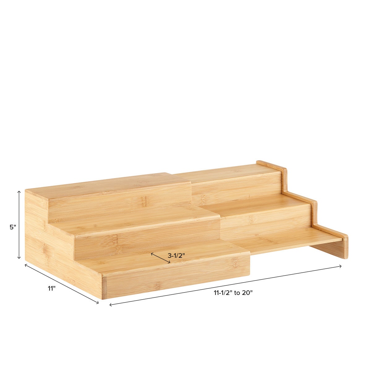 The Container Store Bamboo Expanding Shelf