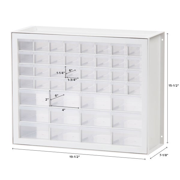 Akro-Mils 44 Drawer Storage Stackable Storage Center, Model 10744