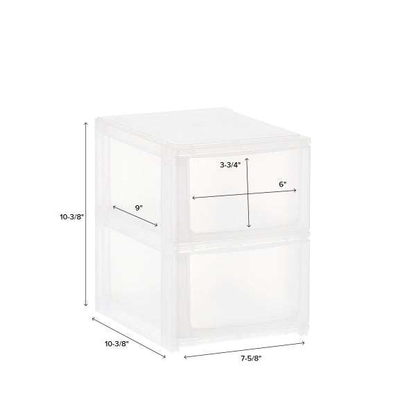 Shimo Stacking Organizers with Drawers