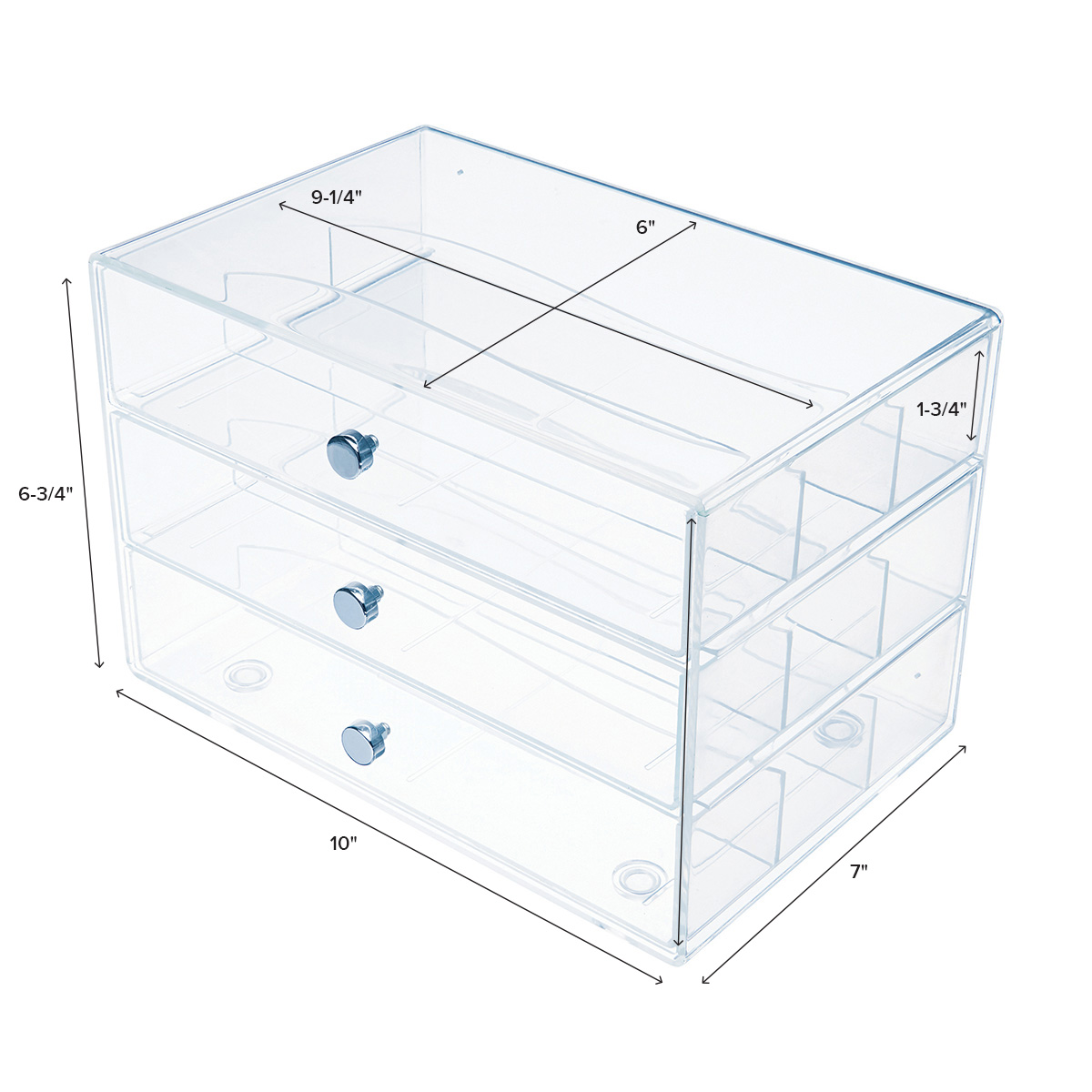 Deflecto 3-Drawer Organizer | The Container Store