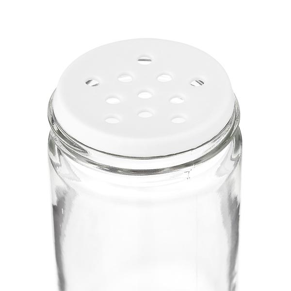 2024,set Of 16 Spice Jars White Stainless Steel Spice Jars Salt And Pepper  Mills With View Of The Jar