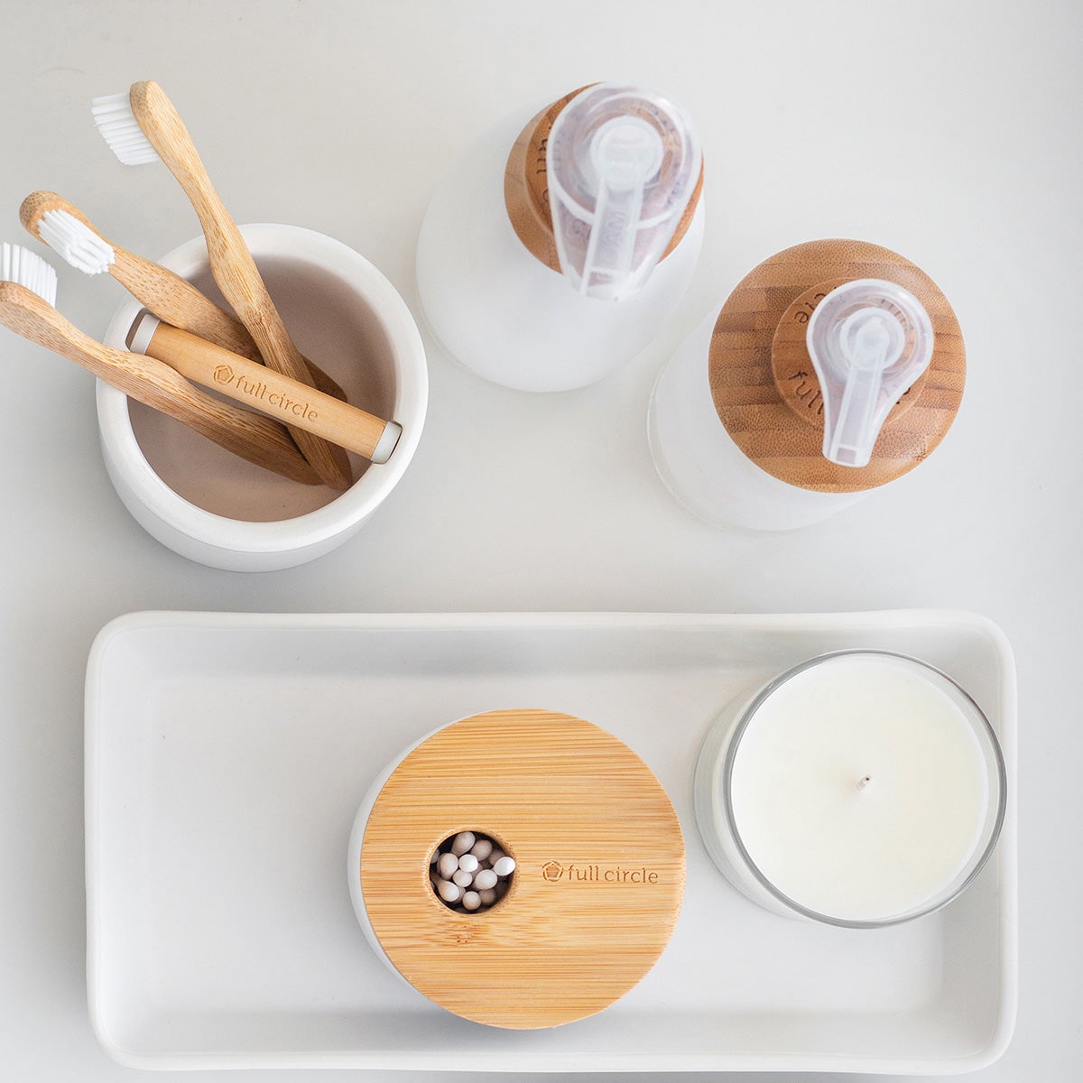 Full Circle Keep It Clean Toothbrush Holder