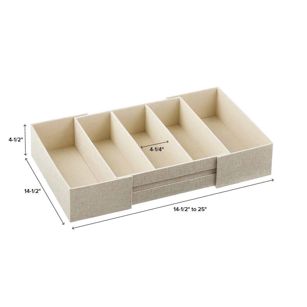 Cambridge 5-Section Expandable Drawer Organizers