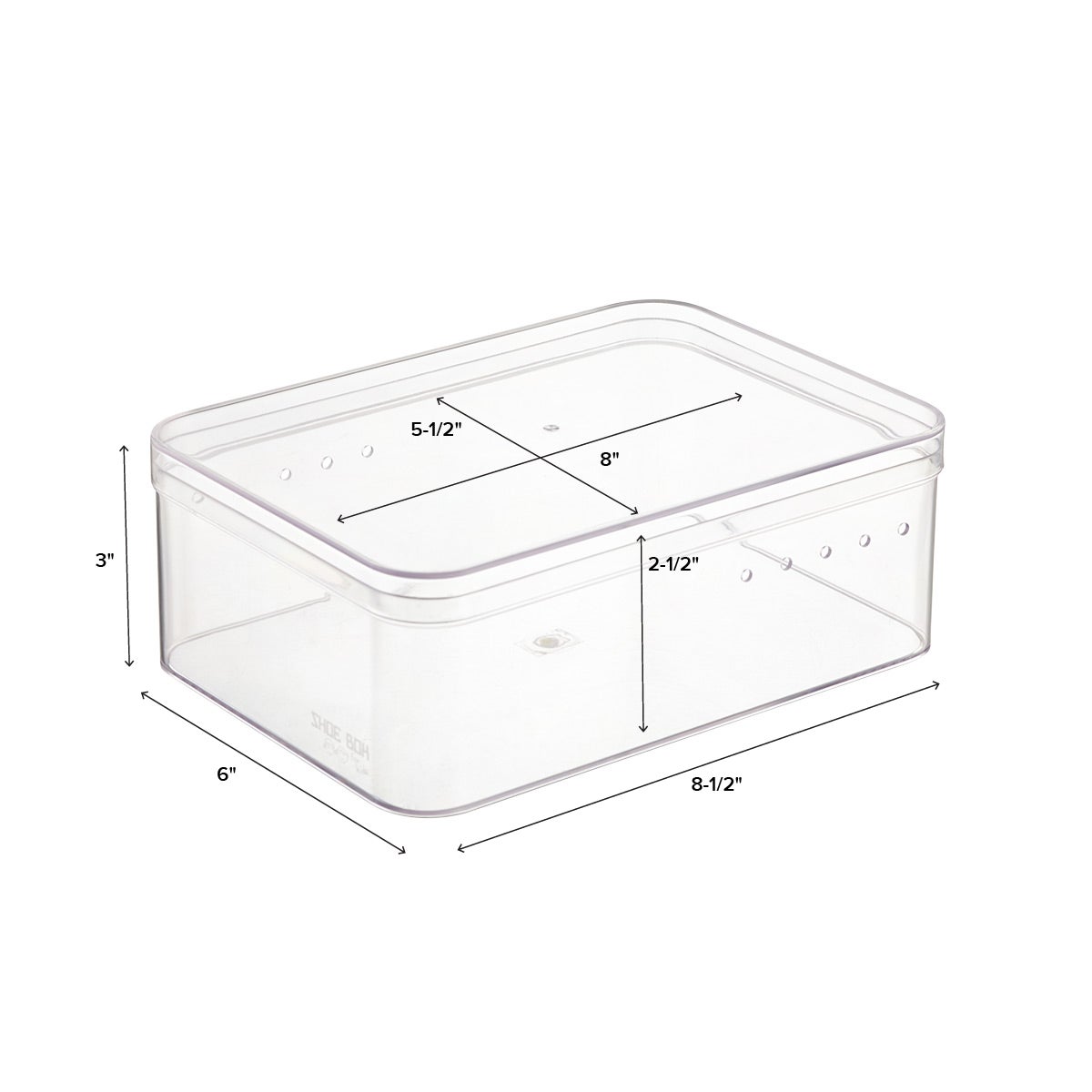 Shoebox sales size storage