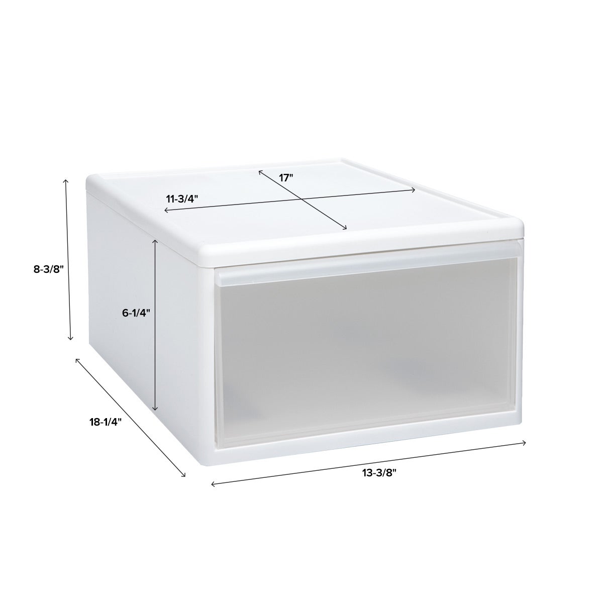 Like-it White Modular Drawers | The Container Store