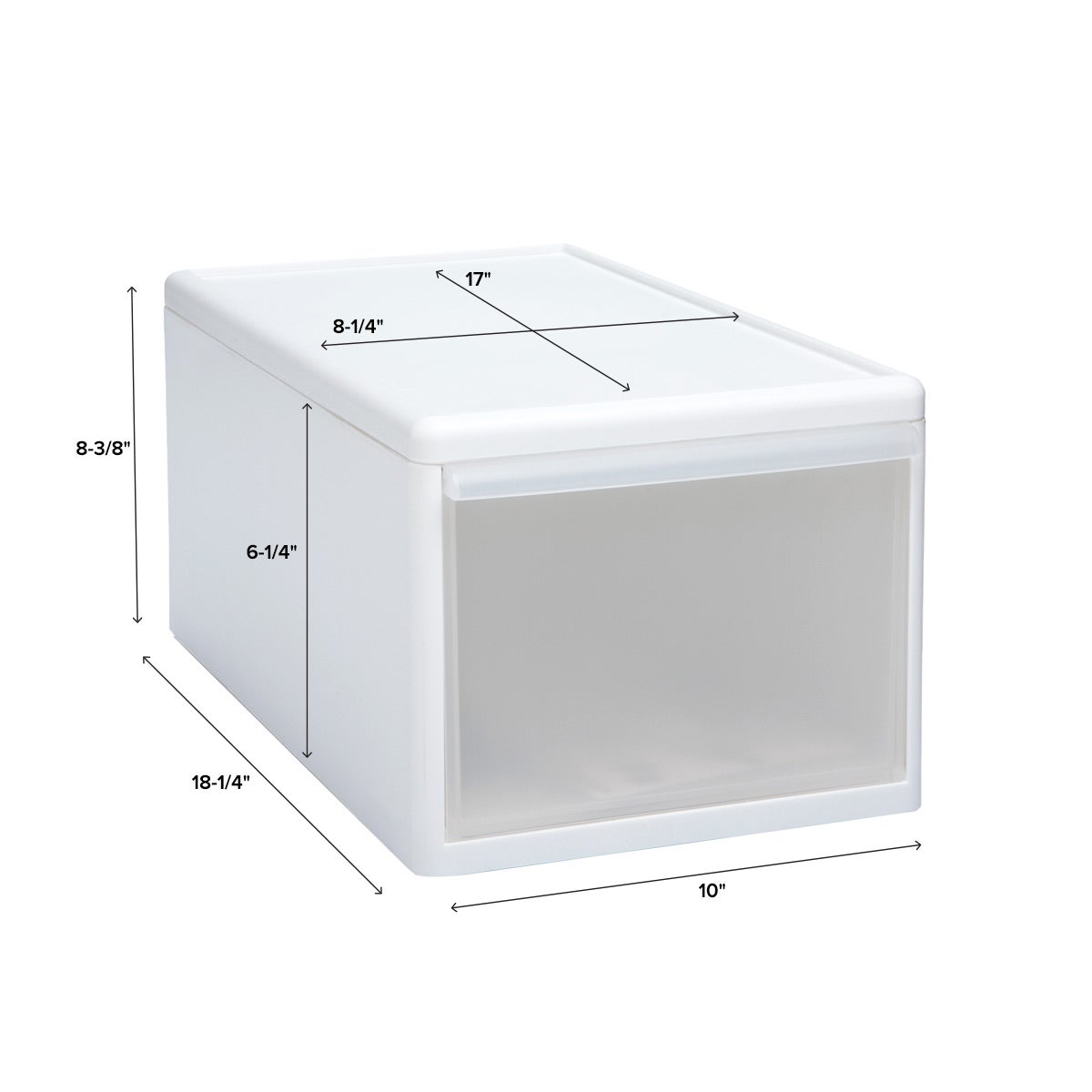 Like-it White Modular Drawers