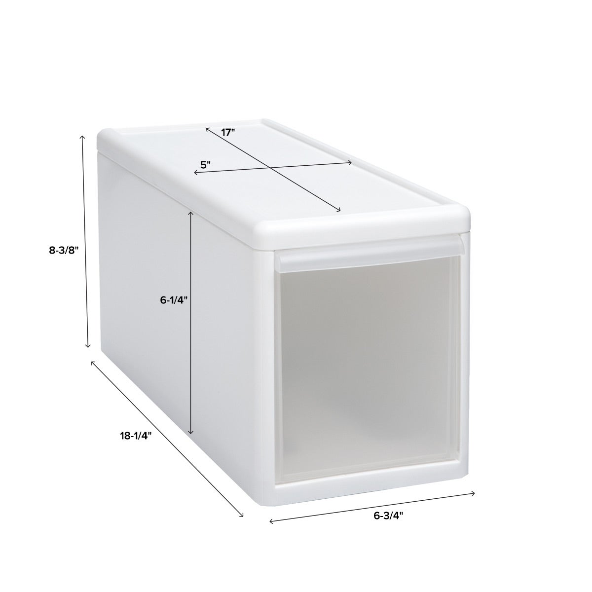 Like-it White Modular Drawers