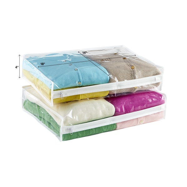 Natural Cotton/PEVA Storage Bags