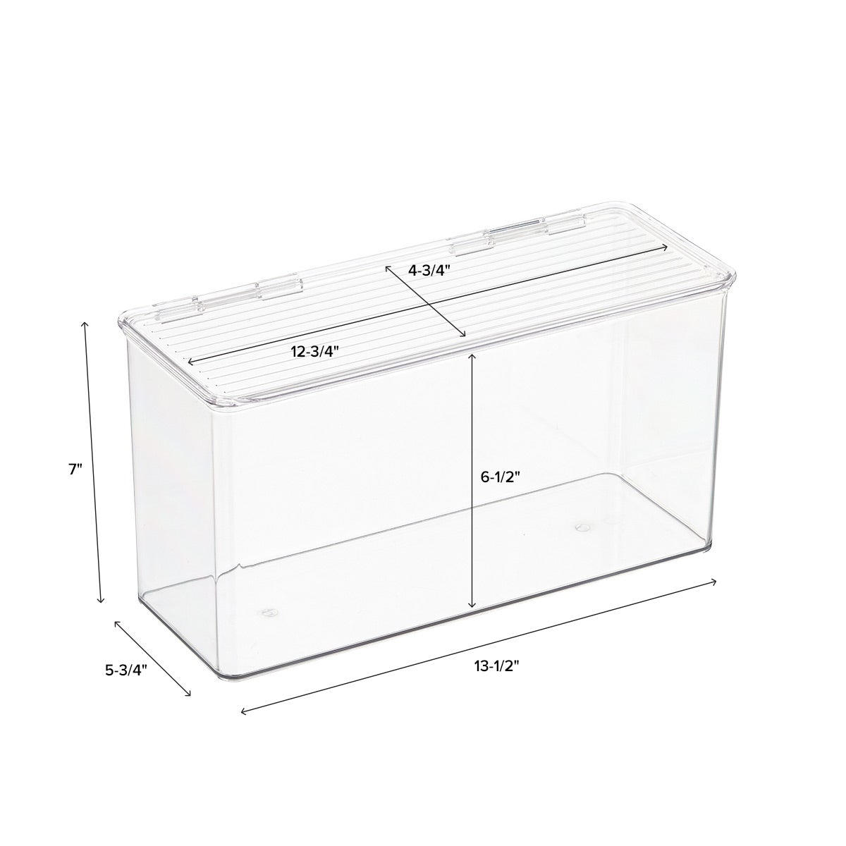 Hinged-Lid Stackable Boxes