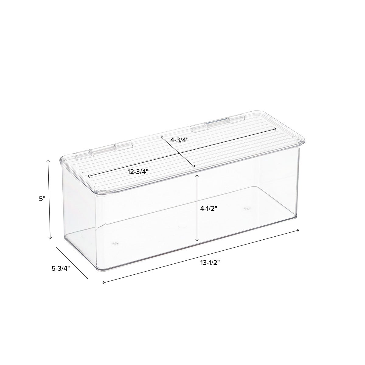 Hinged-Lid Stackable Boxes