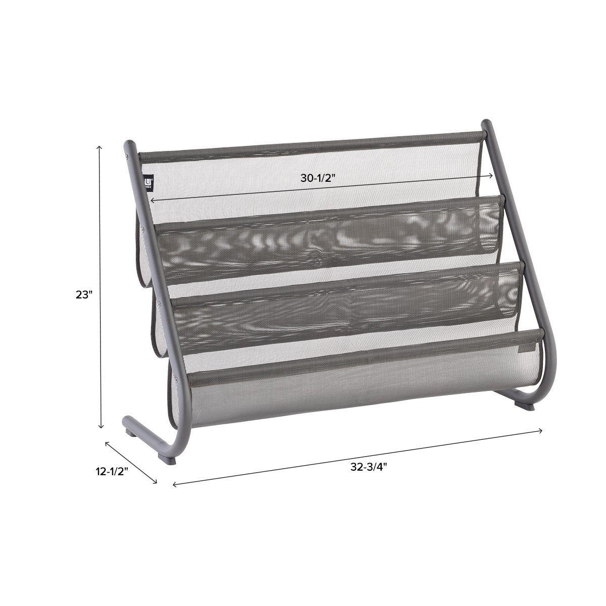 Umbra charcoal slant shoe & accessory organizer deals