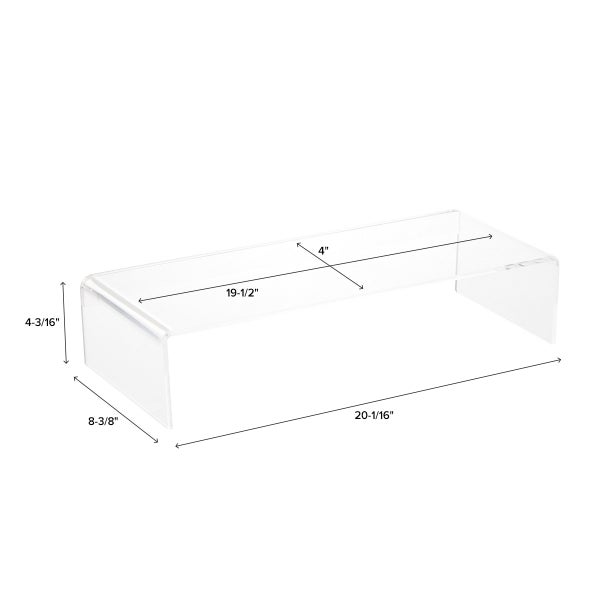 Clear Acrylic Monitor Riser