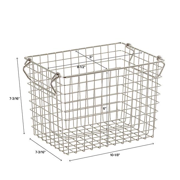 Stackable Wire Storage Baskets