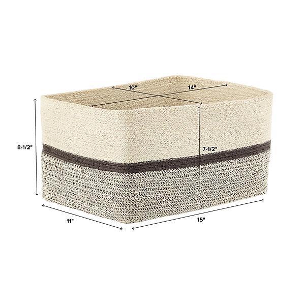 Storage Bins with Lids, Foldable Linen Fabric, Collapsible Box. 5