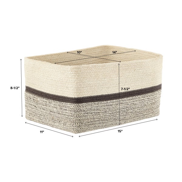 Seine Woven Jute Storage Bin
