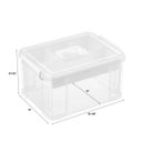 Large White Craft Organizer Tote