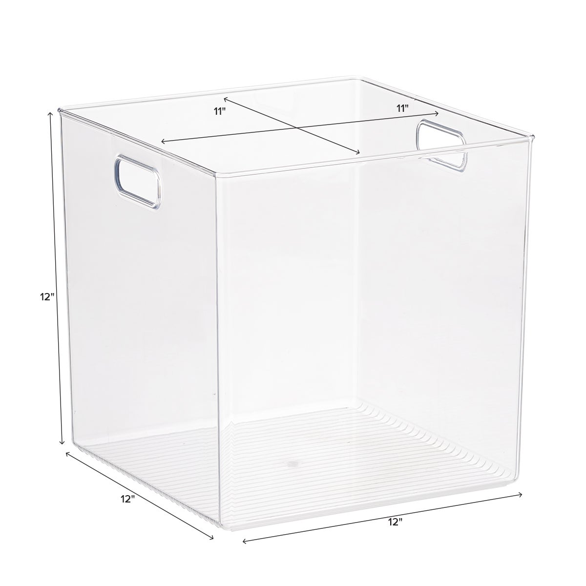 Linus Cube Bins With Handles The Container Store