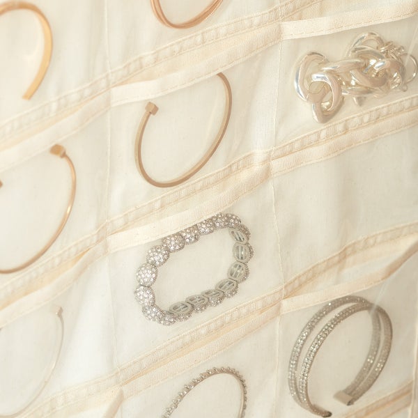 80-Pocket Hanging Jewelry Organizer