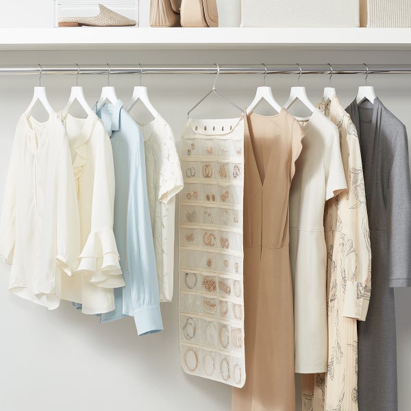 80-Pocket Hanging Jewelry Organizer