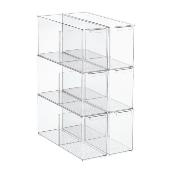 Cabinet-Depth Pantry Bins with Divider