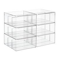 The Everything Organizer Shelf Depth Pantry Bin w/ Dividers X-Large Pkg/6