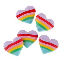 Whole Lotta Love Heart Erasers Rainbow Pkg/5