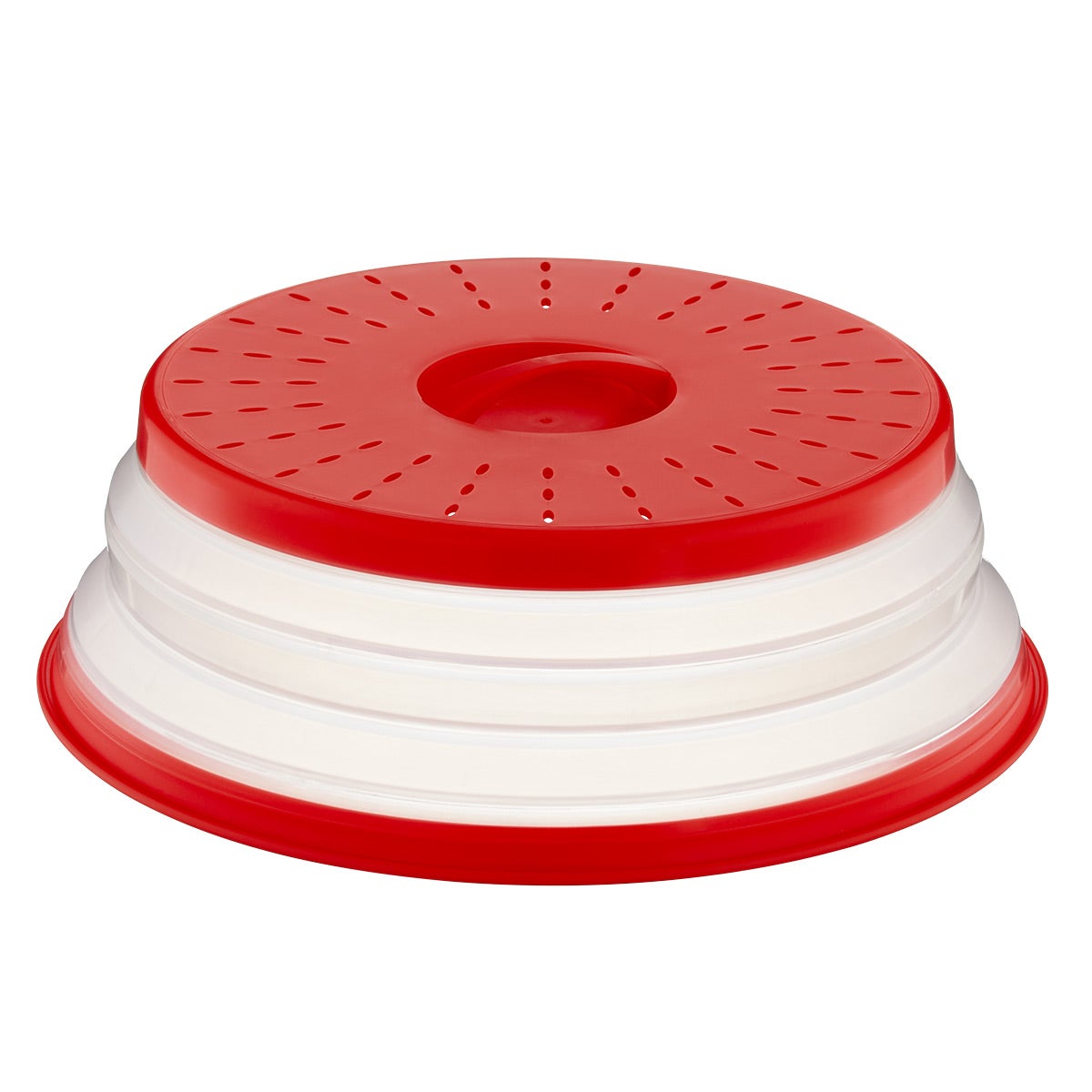 Tovolo Collapsible Microwave Food Cover, Red