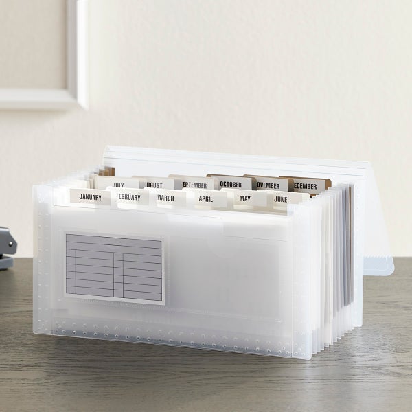 13-Pocket Accordion Expanding Receipt & Coupon Organizer