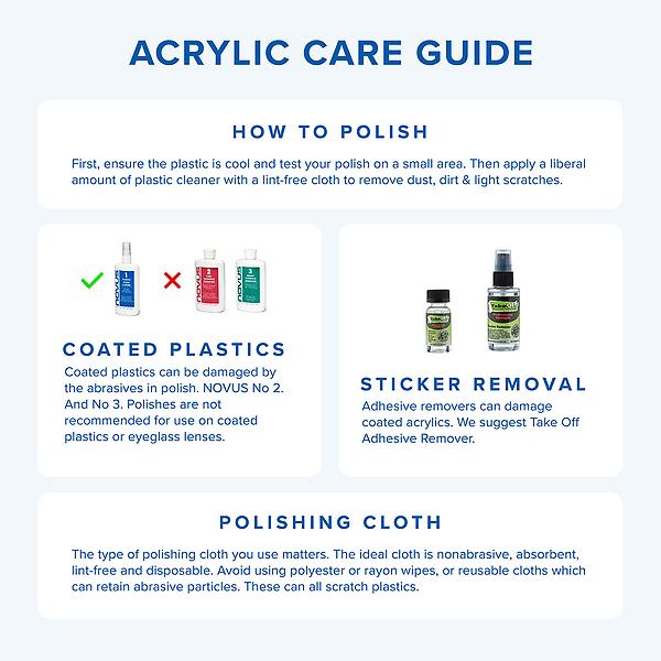 Novus Acrylic Care Pack - 2 oz. bottles of No. 1 2 and 3