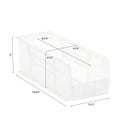 Utility Narrow Stackable Plastic Bins