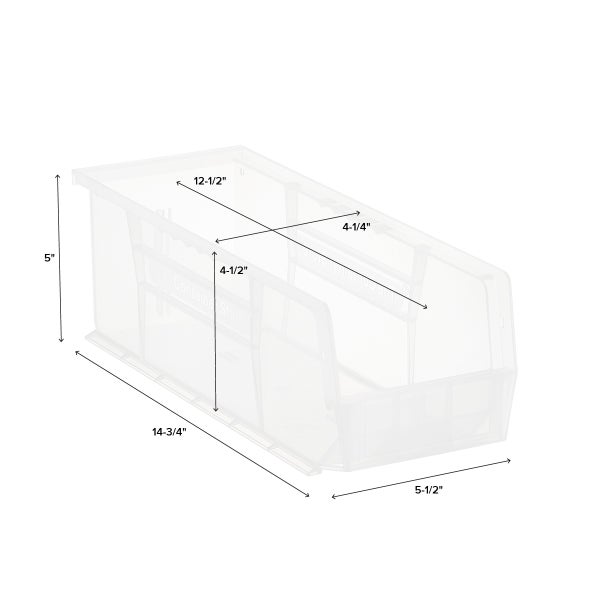 Winston Products 1721 Small Plastic Track Bin