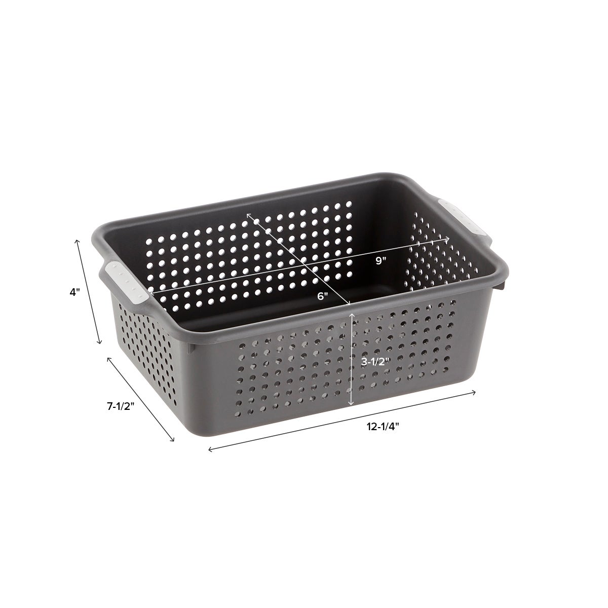 madesmart Charcoal Storage Baskets