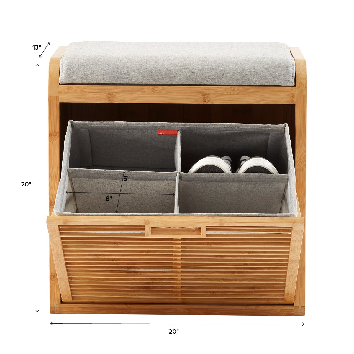 Lotus Bamboo Storage Bench