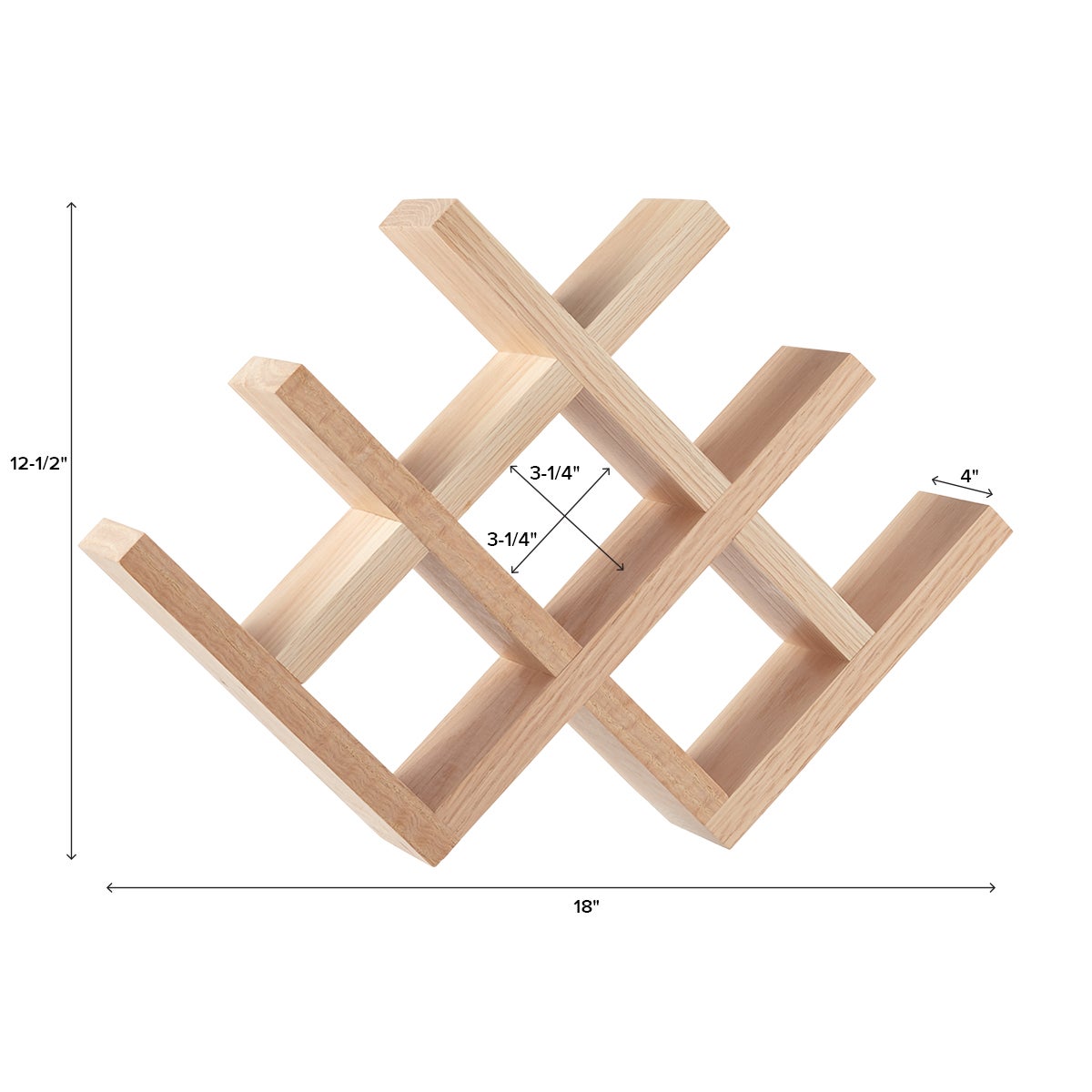 Criss cross hotsell wine rack cabinet