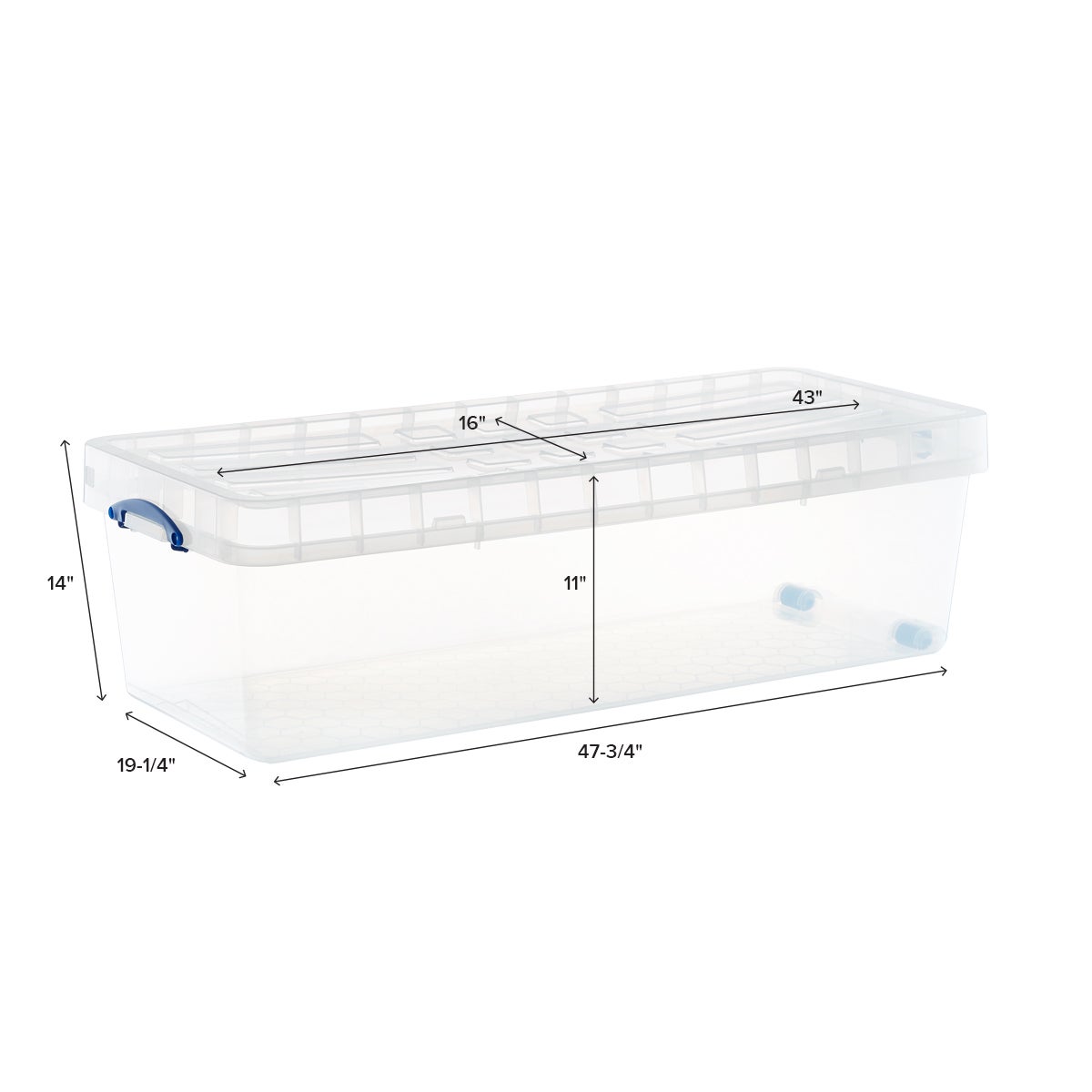 Premier Clear Modular Totes | The Container Store