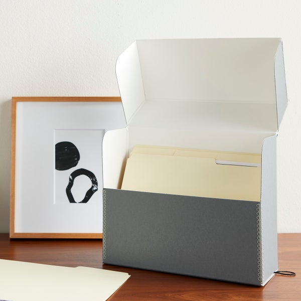 University Products Letter-Size Archival File Storage Box & Files