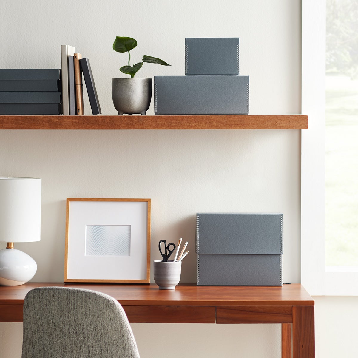 University Products Letter-Size Archival File Storage Box & Files