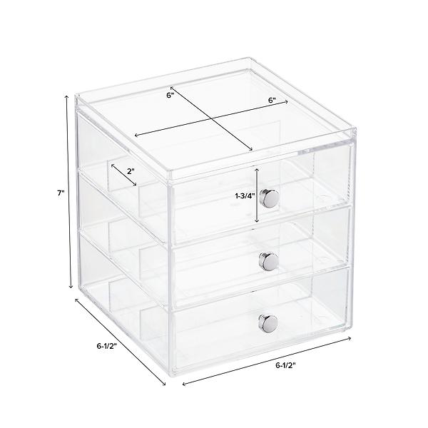 https://www.containerstore.com/catalogimages/449413/10064433-clarity-3-drawer-divided-st.jpg?width=600&height=600&align=center