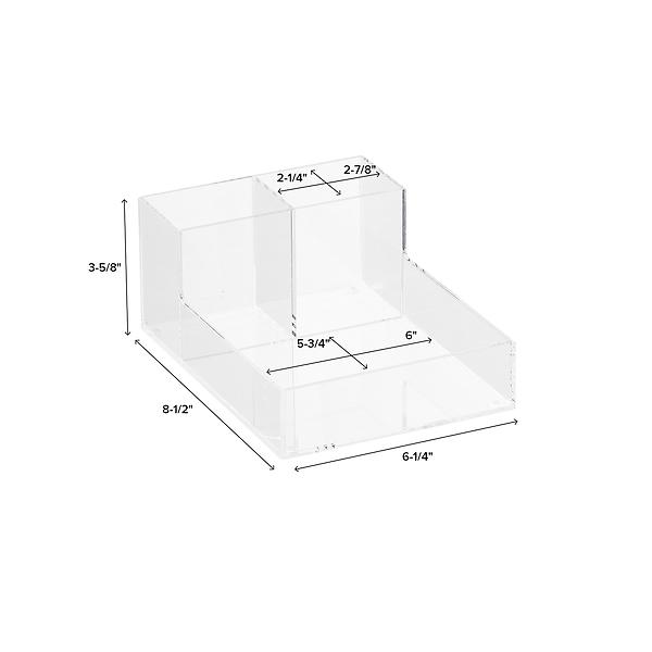 The Container Store Luxe Makeup Storage Set, 12-1/2 x 8-1/2 x 7-1/2 H