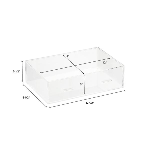 The Container Store Luxe Makeup Storage Set, 12-1/2 x 8-1/2 x 7-1/2 H