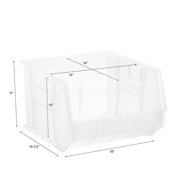 The Big One® Clear Plastic Storage Bin - Small