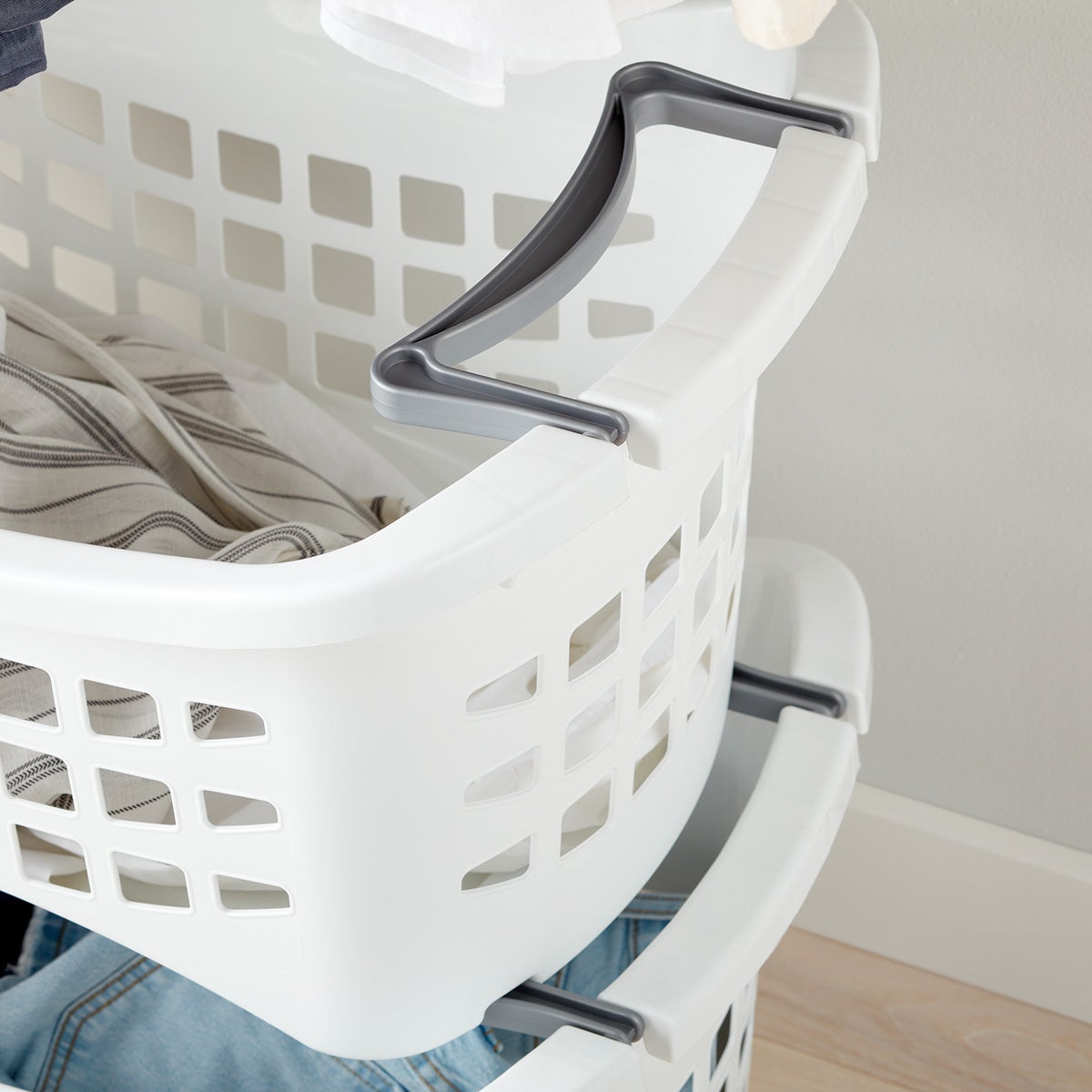 Stackable Laundry Basket Storage